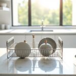 Égouttoir à vaisselle Tempo Alessi en acier inoxydable : alliez design élégant et fonctionnalité pratique