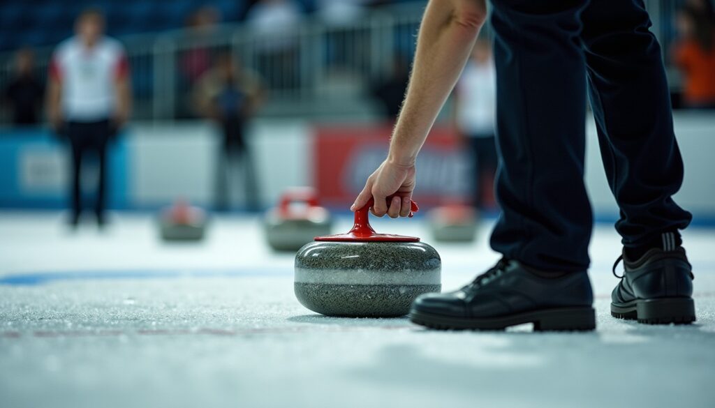 Le curling : quand un seul lancer précis bouleverse toute la partie