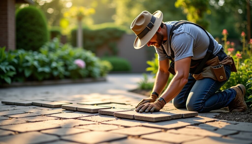 Recouvrir des pavés autobloquants : techniques efficaces et astuces incontournables