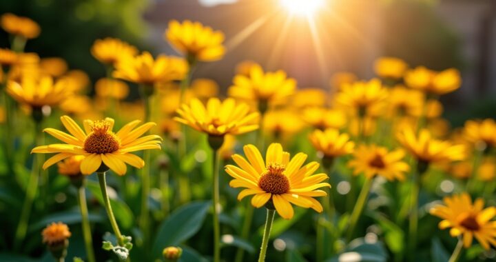 Fleurs jaunes éclatantes : guide complet pour choisir et entretenir les variétés idéales dans votre jardin