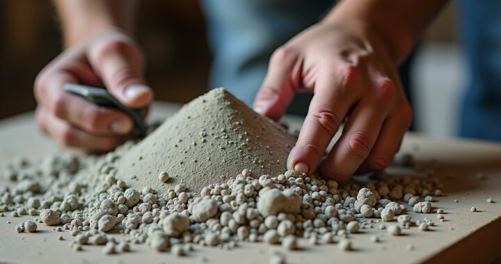Calcul du nombre de sacs de ciment nécessaires pour une dalle de 20 m² selon son épaisseur