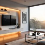 Meubles TV en placo plâtre : inspirations modernes pour sublimer votre salon contemporain en 2025