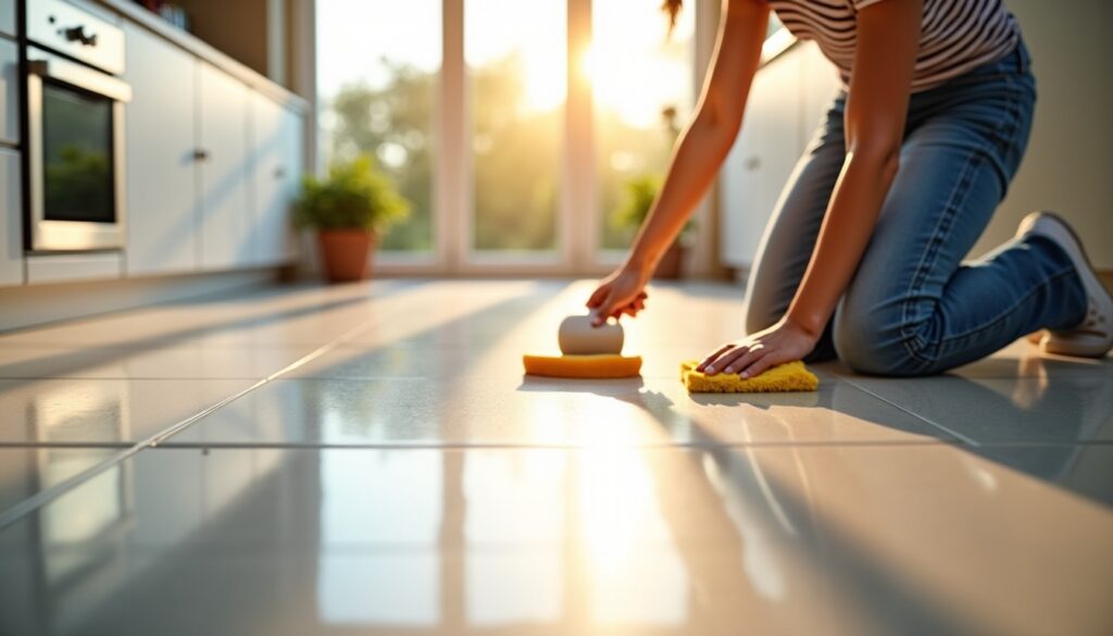 Durée optimale pour laisser agir l’acide chlorhydrique sur le carrelage : conseils et précautions