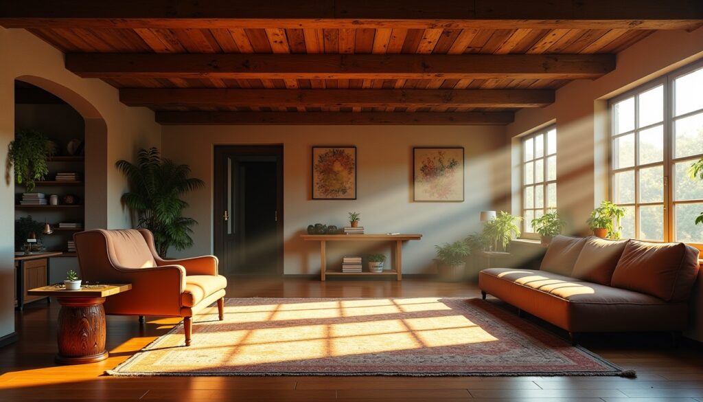 Plafond entre poutres anciennes : conseils pour un rendu impeccable