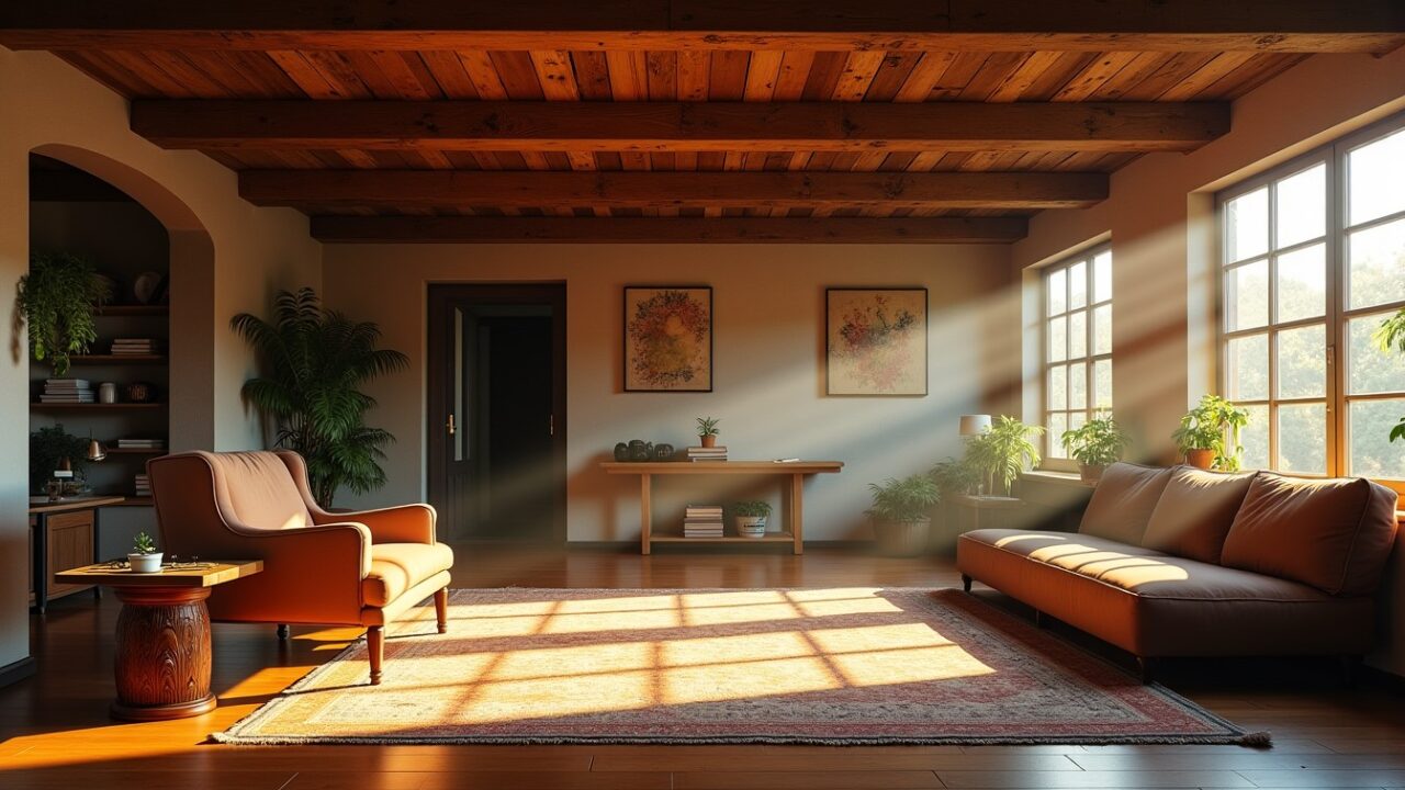 Plafond entre poutres anciennes : conseils pour un rendu impeccable