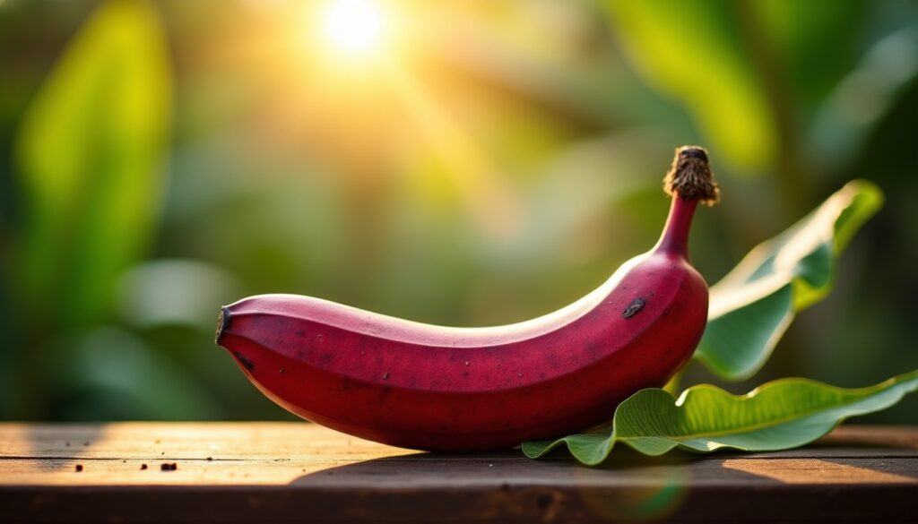 Banane rouge : découvrez ses bienfaits, ses particularités et nos astuces pour la savourer