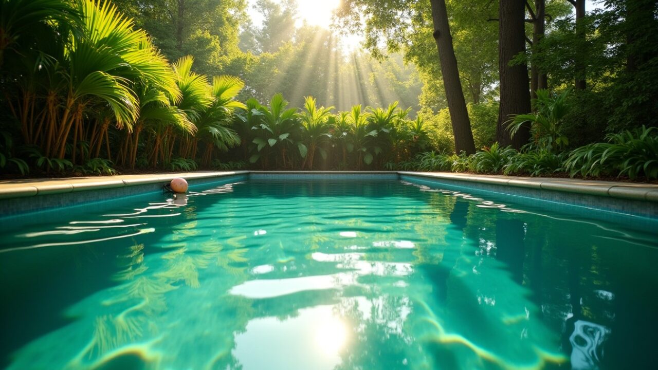Eau de piscine verte : le secret ancien le plus puissant pour la purifier