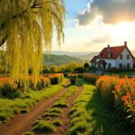 Saule crevette : quelle distance ideale respecter entre la maison et la plantation ?