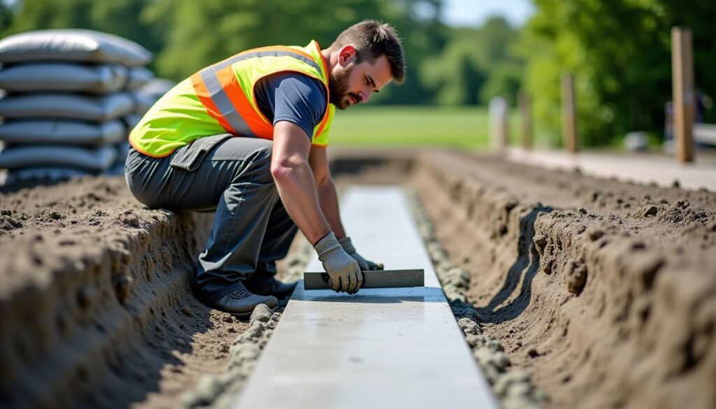 Cunettes en béton : Comprendre leur utilité et maîtriser chaque étape de leur construction