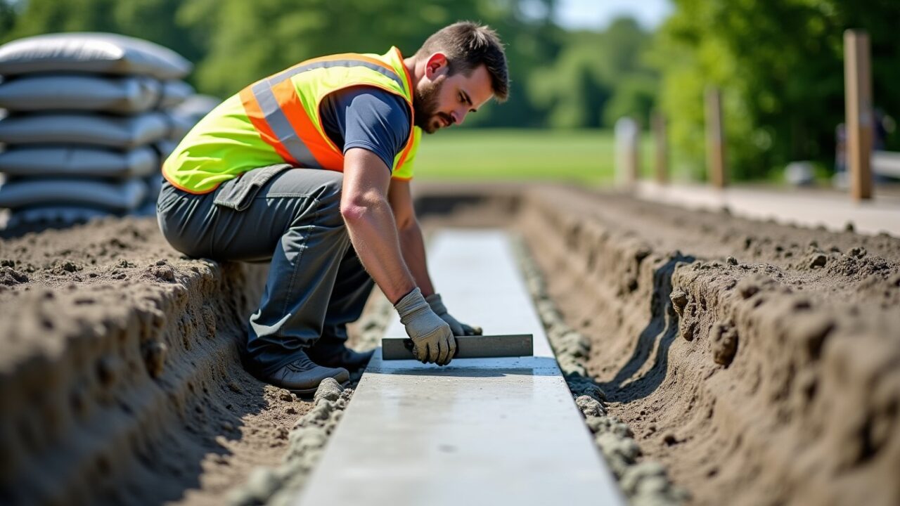 Cunettes en béton : Comprendre leur utilité et maîtriser chaque étape de leur construction