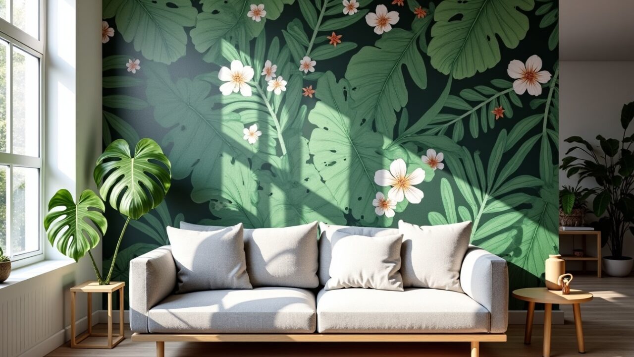 Papier peint végétal : invitez la nature à s’épanouir au cœur de votre intérieur