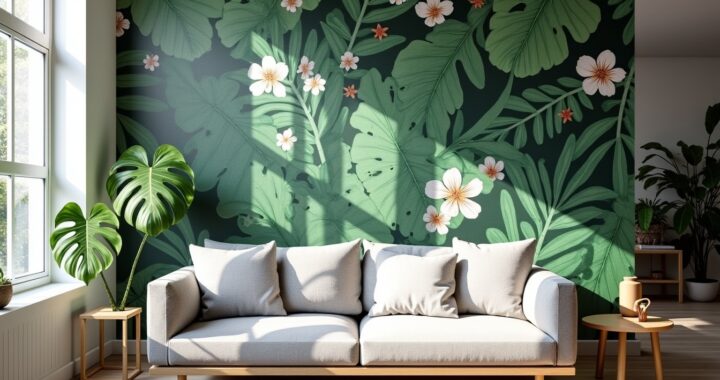 Papier peint végétal : invitez la nature à s’épanouir au cœur de votre intérieur