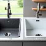 Évier en granit ou en résine : comment sélectionner le matériau idéal pour votre cuisine