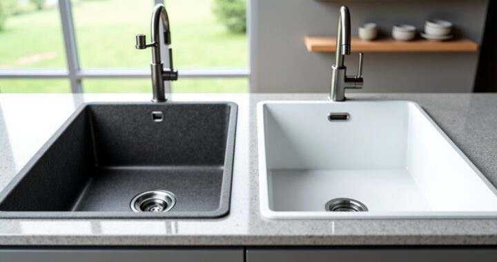 Évier en granit ou en résine : comment sélectionner le matériau idéal pour votre cuisine