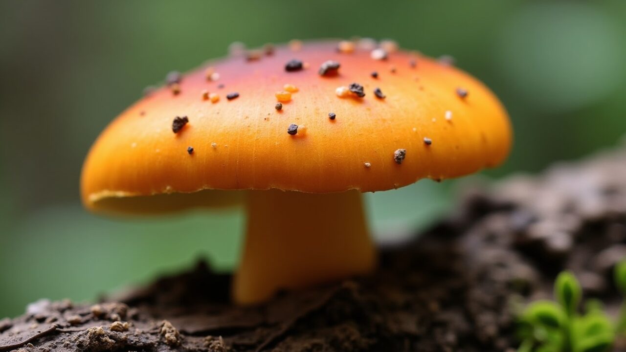 Champignon orange sur bois mort : comment l&rsquo;identifier, ses traits distinctifs et dangers potentiels