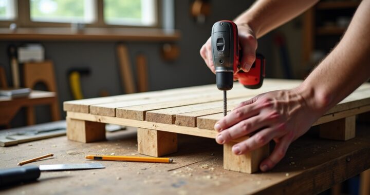 Construire un support TV robuste et facile à réaliser avec une palette : guide complet étape par étape