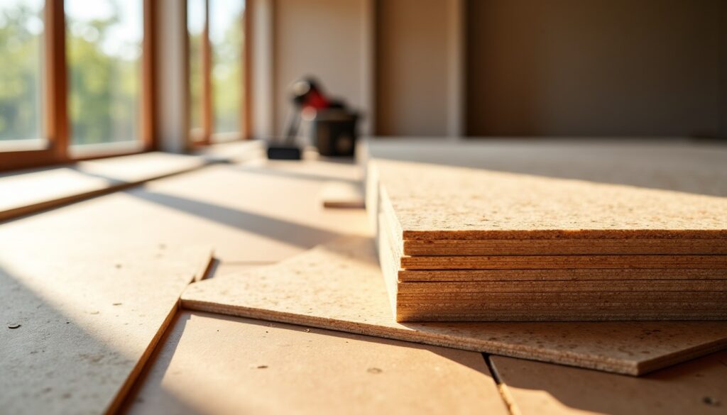 Plancher OSB : opter pour 18 mm ou 22 mm pour des sols robustes et durables ?