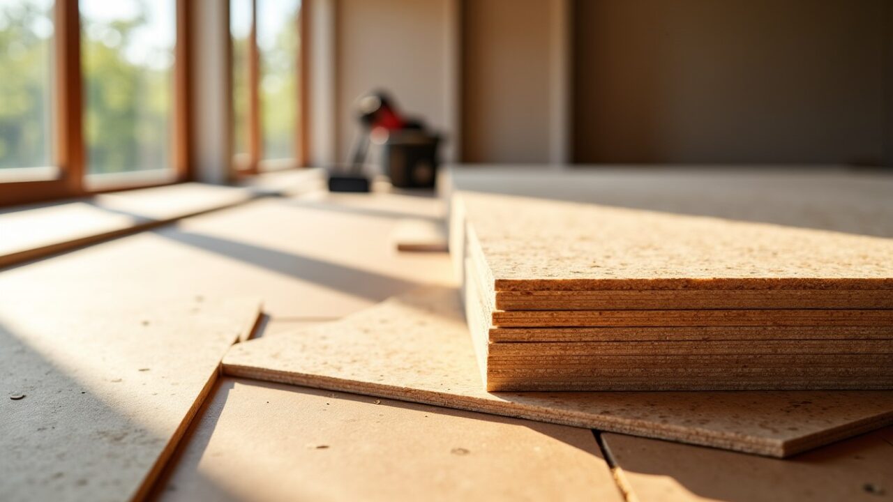 Plancher OSB : opter pour 18 mm ou 22 mm pour des sols robustes et durables ?