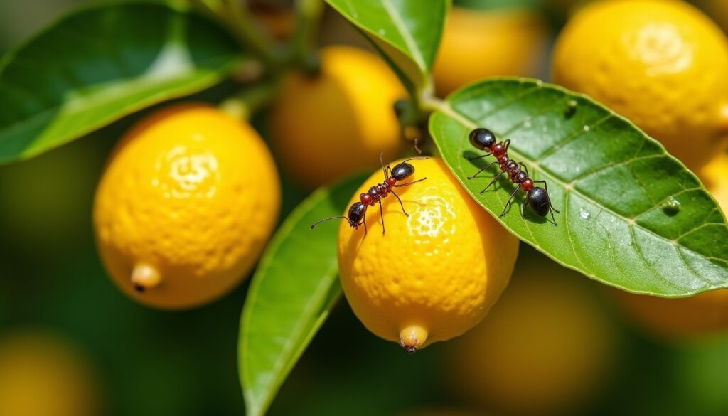 Fourmis sur citronnier : comprendre les causes et adopter des solutions naturelles pour les éliminer efficacement