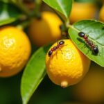 Fourmis sur citronnier : comprendre les causes et adopter des solutions naturelles pour les éliminer efficacement