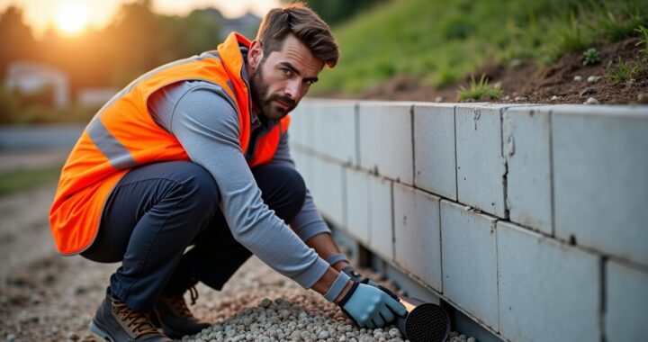 Drainage des murs de soutènement : le guide essentiel pour une pose réussie en 2025