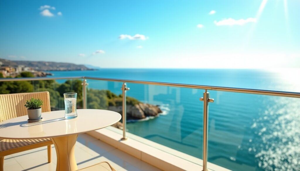 Appartement à Béjaia avec balcon ensoleillé et vue imprenable sur la mer