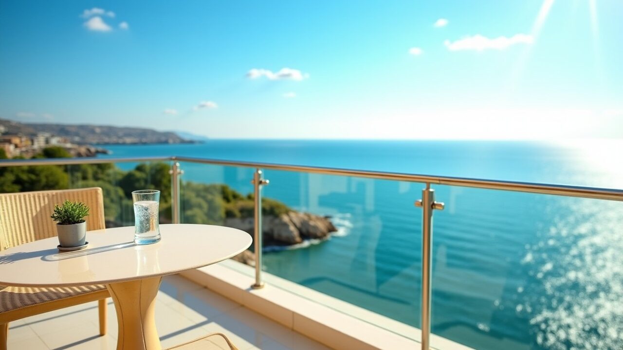 Appartement à Béjaia avec balcon ensoleillé et vue imprenable sur la mer