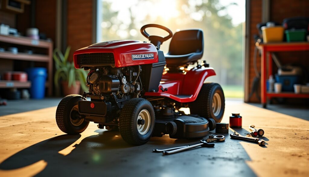 Tondeuse Briggs & Stratton : Pourquoi elle démarre puis s’arrête et comment y remédier