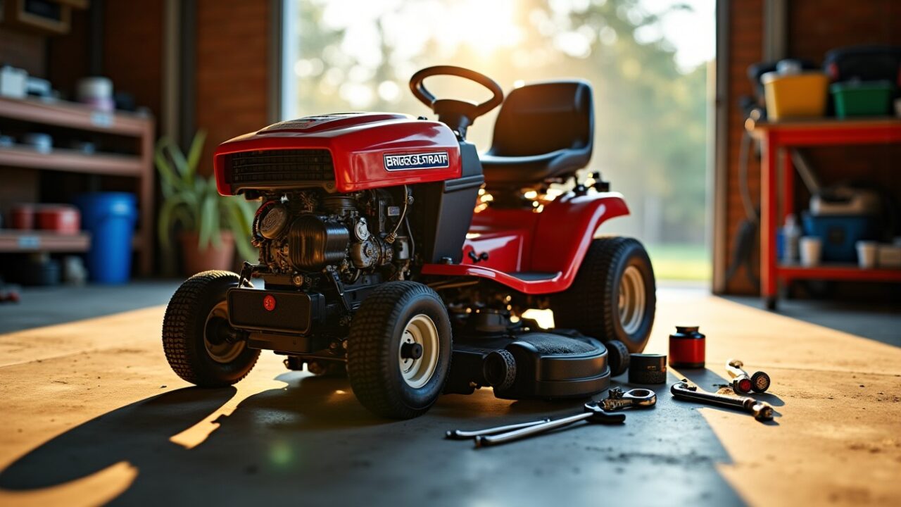 Tondeuse Briggs & Stratton : Pourquoi elle démarre puis s’arrête et comment y remédier