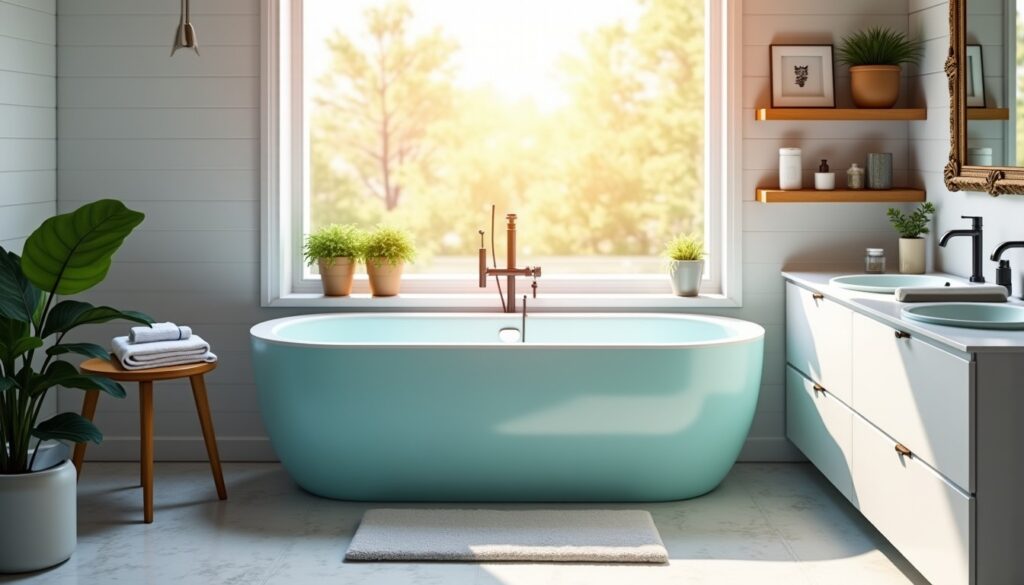 Peindre sa baignoire : tout ce qu’il faut savoir entre avantages, inconvénients et astuces pratiques