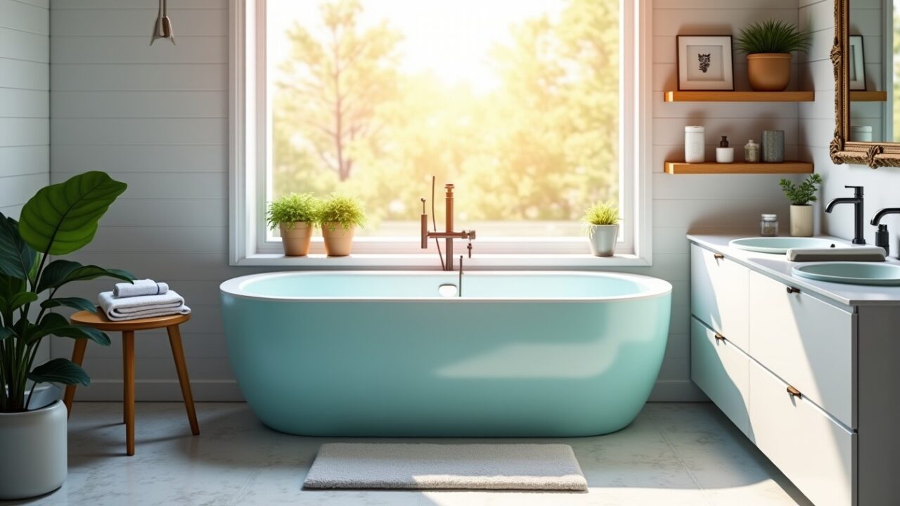 Peindre sa baignoire : tout ce qu’il faut savoir entre avantages, inconvénients et astuces pratiques