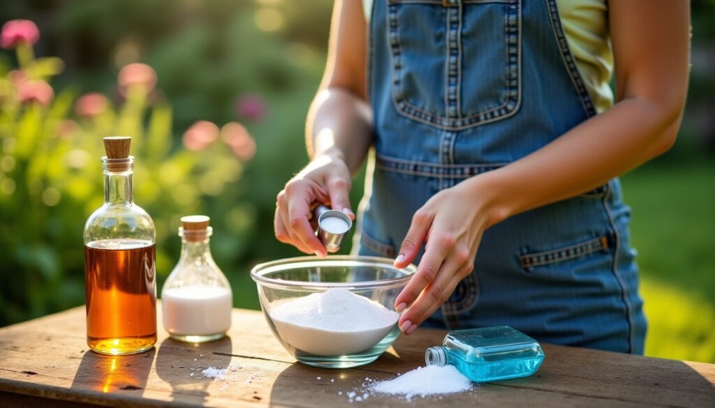 Désherbant naturel : comment doser efficacement le vinaigre, le sel et le liquide vaisselle