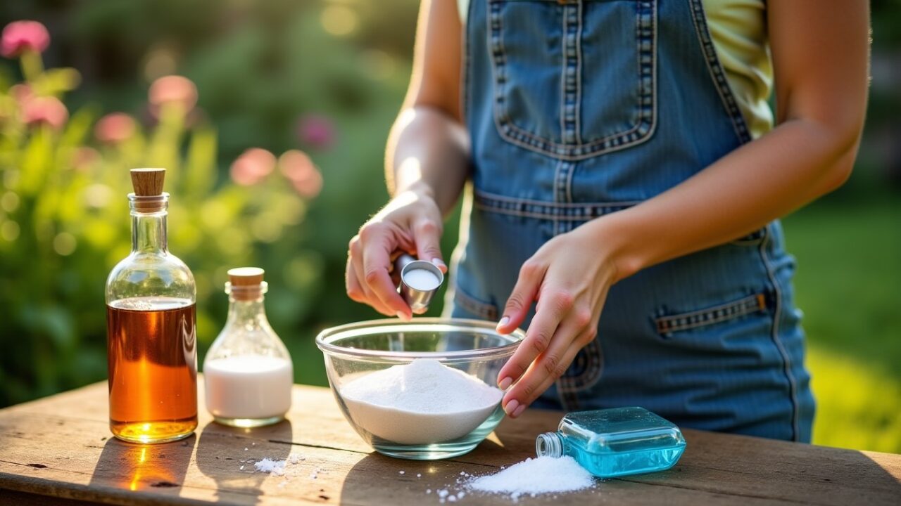 Désherbant naturel : comment doser efficacement le vinaigre, le sel et le liquide vaisselle