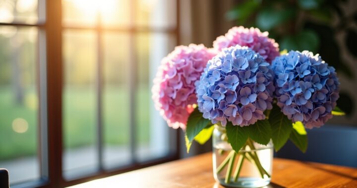 Astuces pour garder vos fleurs d’hortensia éclatantes et fraîches dans un vase